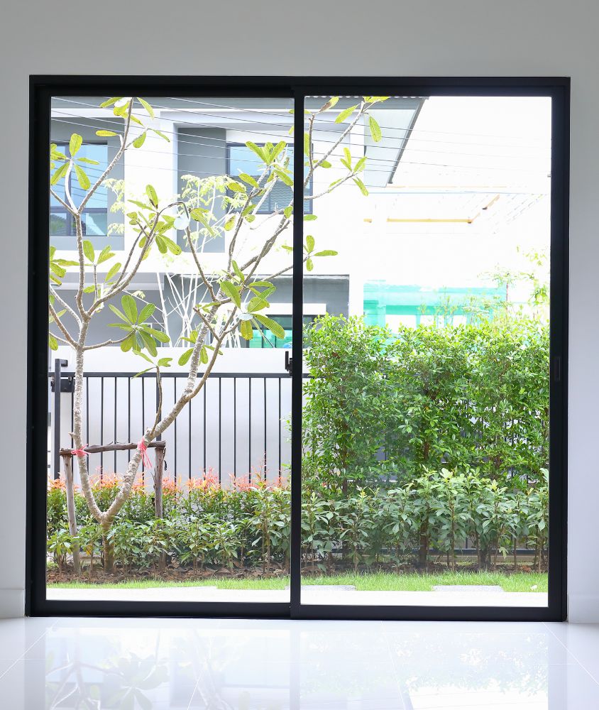 porta de vidro em Belém